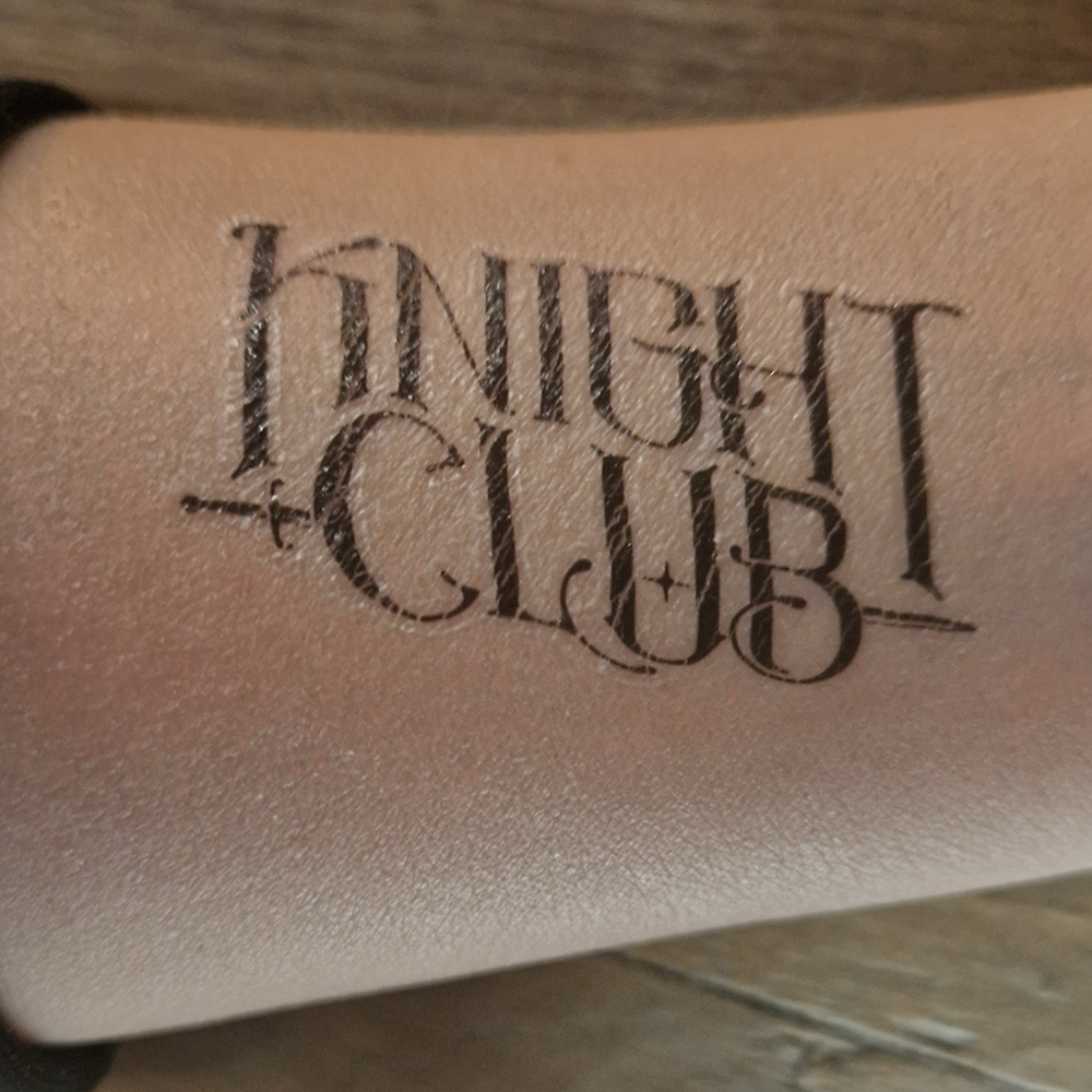 KNIGHT CLUB TEMPORARY TATTOO