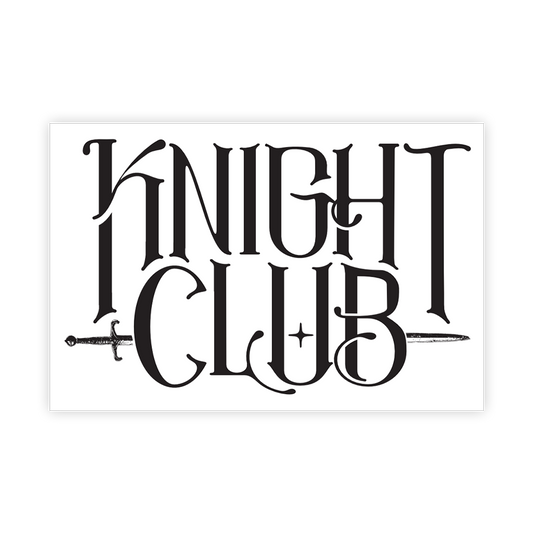 KNIGHT CLUB TEMPORARY TATTOO